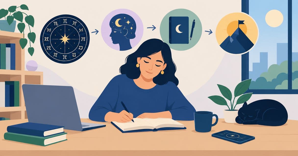 Da Astrofluence al journaling: il workflow di riflessione completo per il 2026