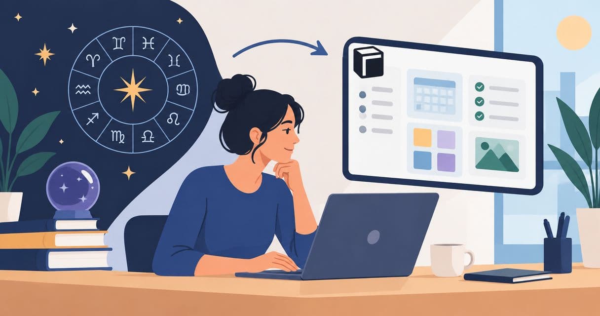 Da Astrofluence a Notion: flusso di lavoro completo per il workspace 2026