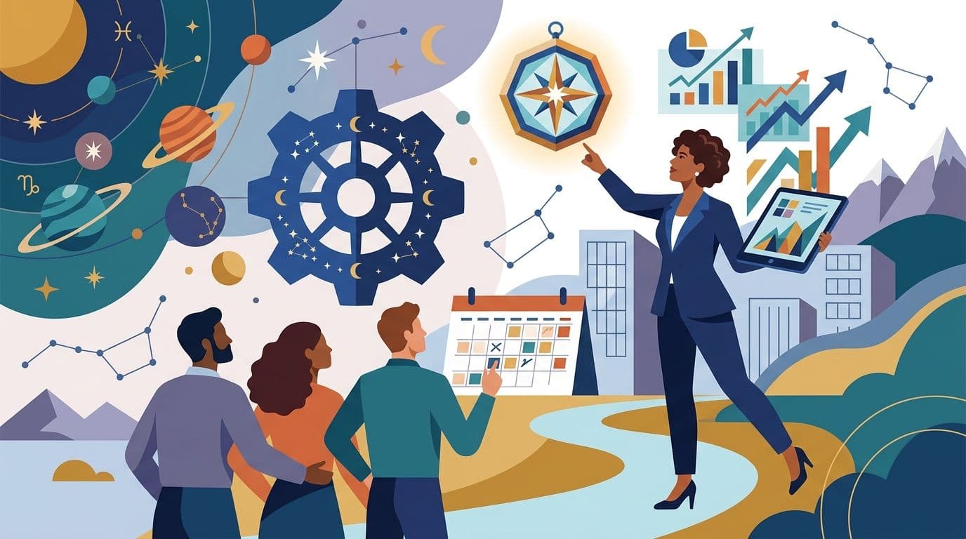 Astrologia della carriera per manager aziendali e team leader: guida completa 2026